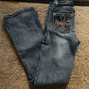 Western Blue Girls Jeans